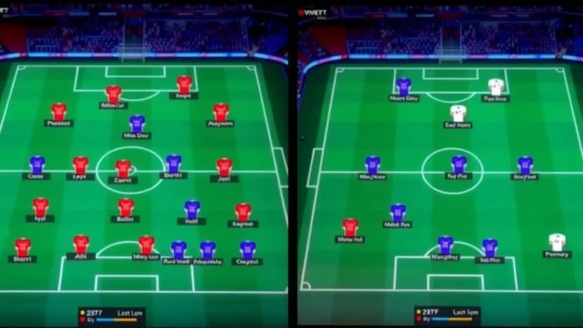 VfB Stuttgart mot Bayern München laguppställning